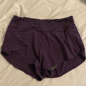 Outdoor Voices Dark Purple Athletic Shorts